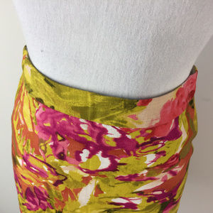 J. Crew Skirts - J Crew 0 XS Pink Mustard yellow Pencil Skirt J. Crew Skirts - J Crew 0 XS Pink Mustard yellow Pencil Skirt
